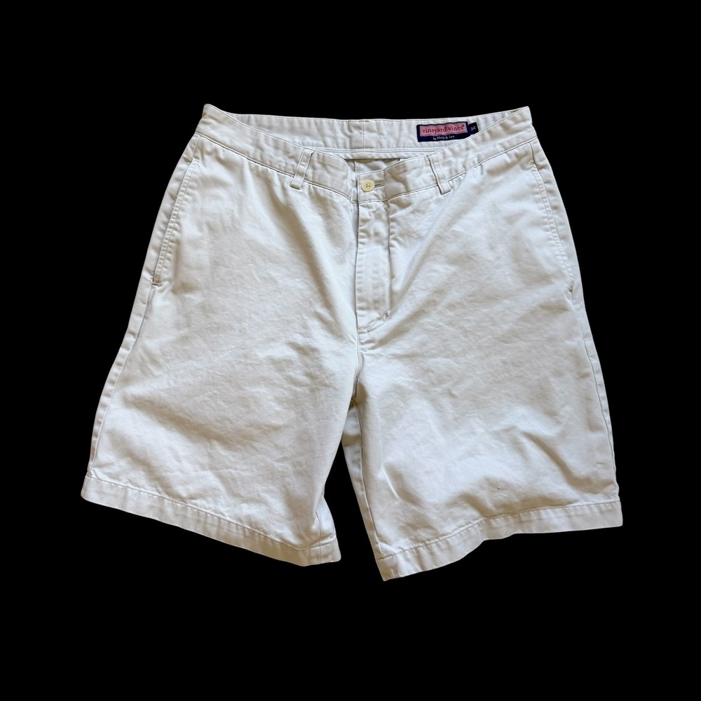Vineyard Vines Mens Club Short Khaki Tan Cotton Twill Chino Shorts Size 34